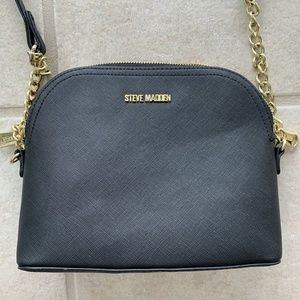 Steve Madden Black Womens Crossbody Purse